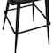 Flash Furniture 2PK 30" Black LeatherSoft Armless Barstool AY-1026H-30-BK-GG - alternate 2